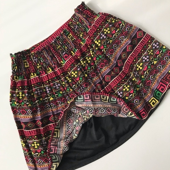 Forever 21 Tribal Geometric Print Skirt Sz Small - Picture 3 of 3